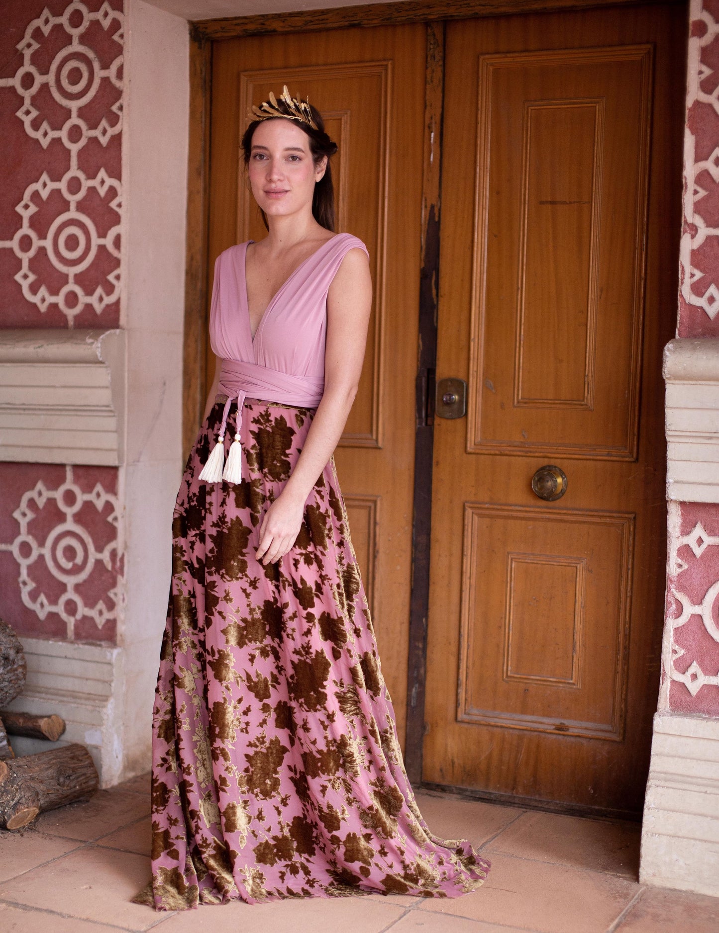 Royal Fringed Poncho