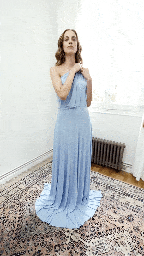 Vestido Infinito Celeste88