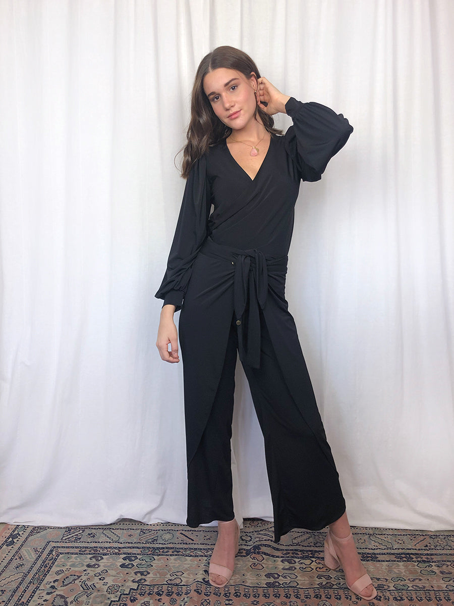 Black Midi Hedera Pants