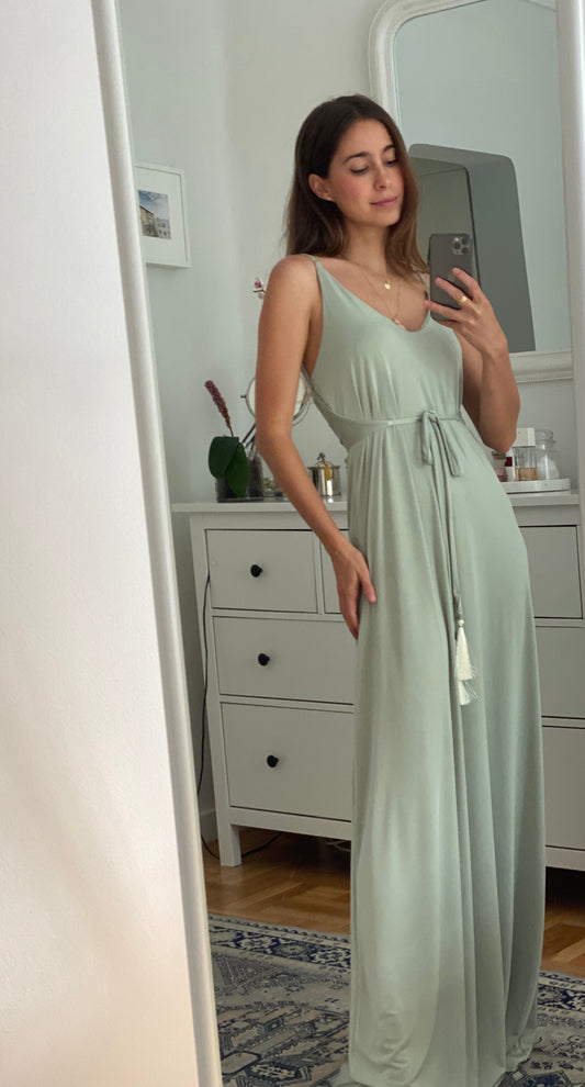 Green Pom Pom Dress Venezia 1191 Special