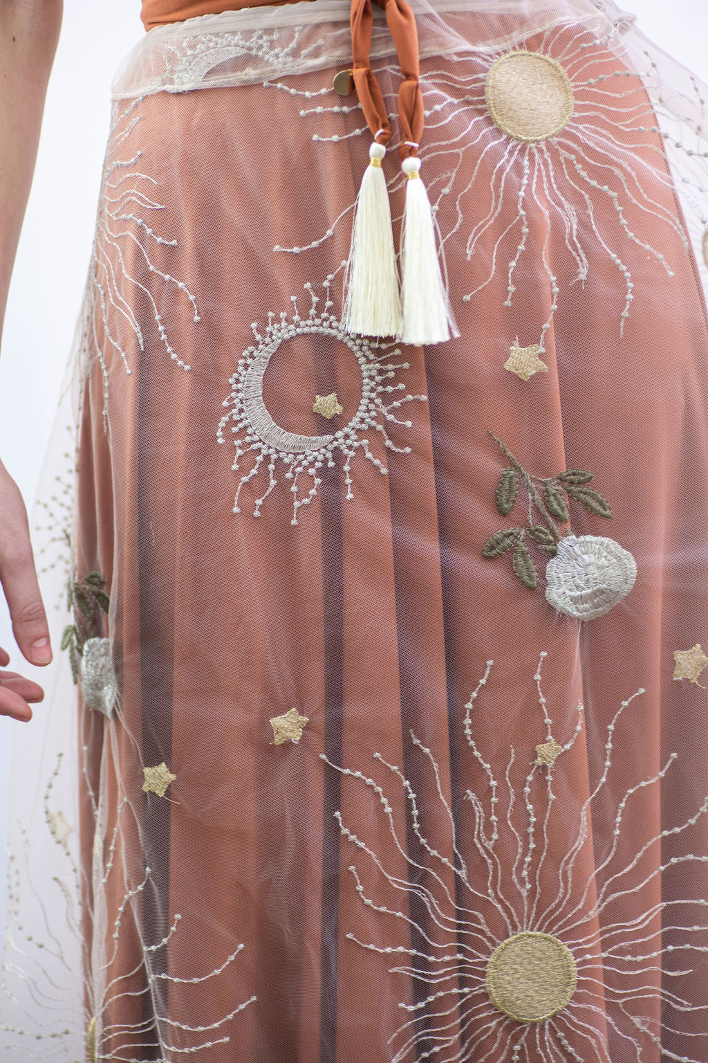 Tiara Cristal Cuarzo Rosa