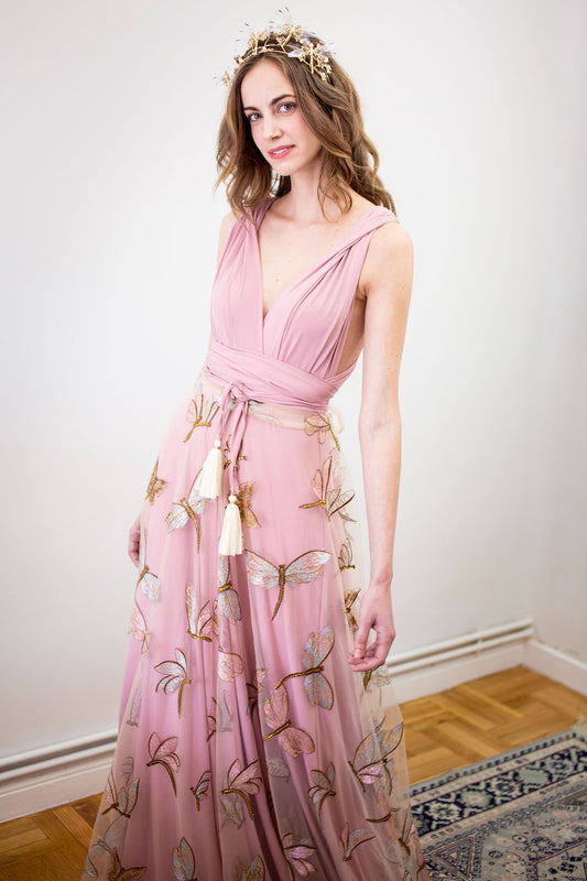 Royal Fringed Poncho