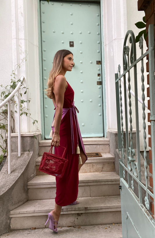 Double Long Dress Hermes111