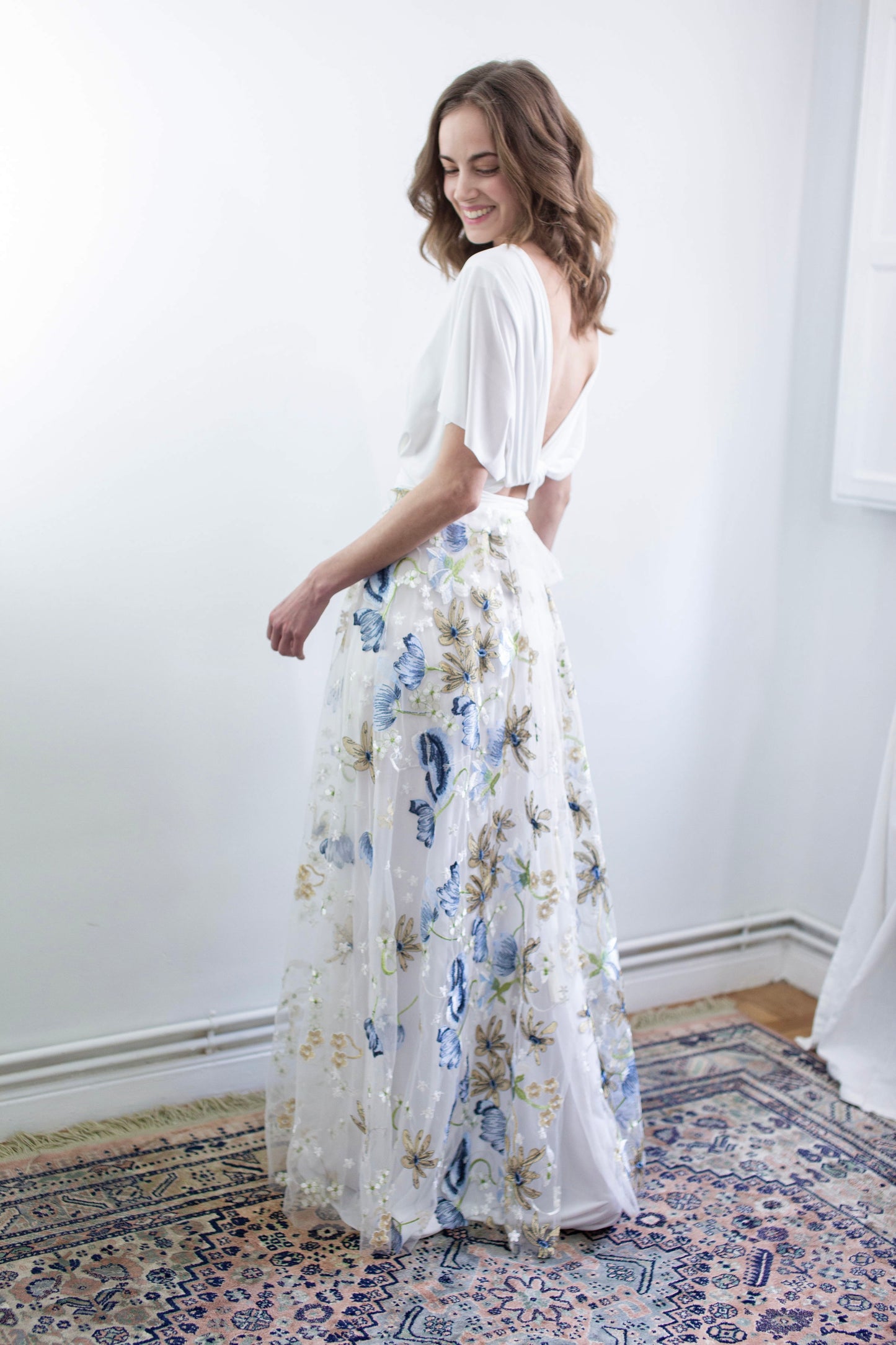 Ecru Infinity Dress