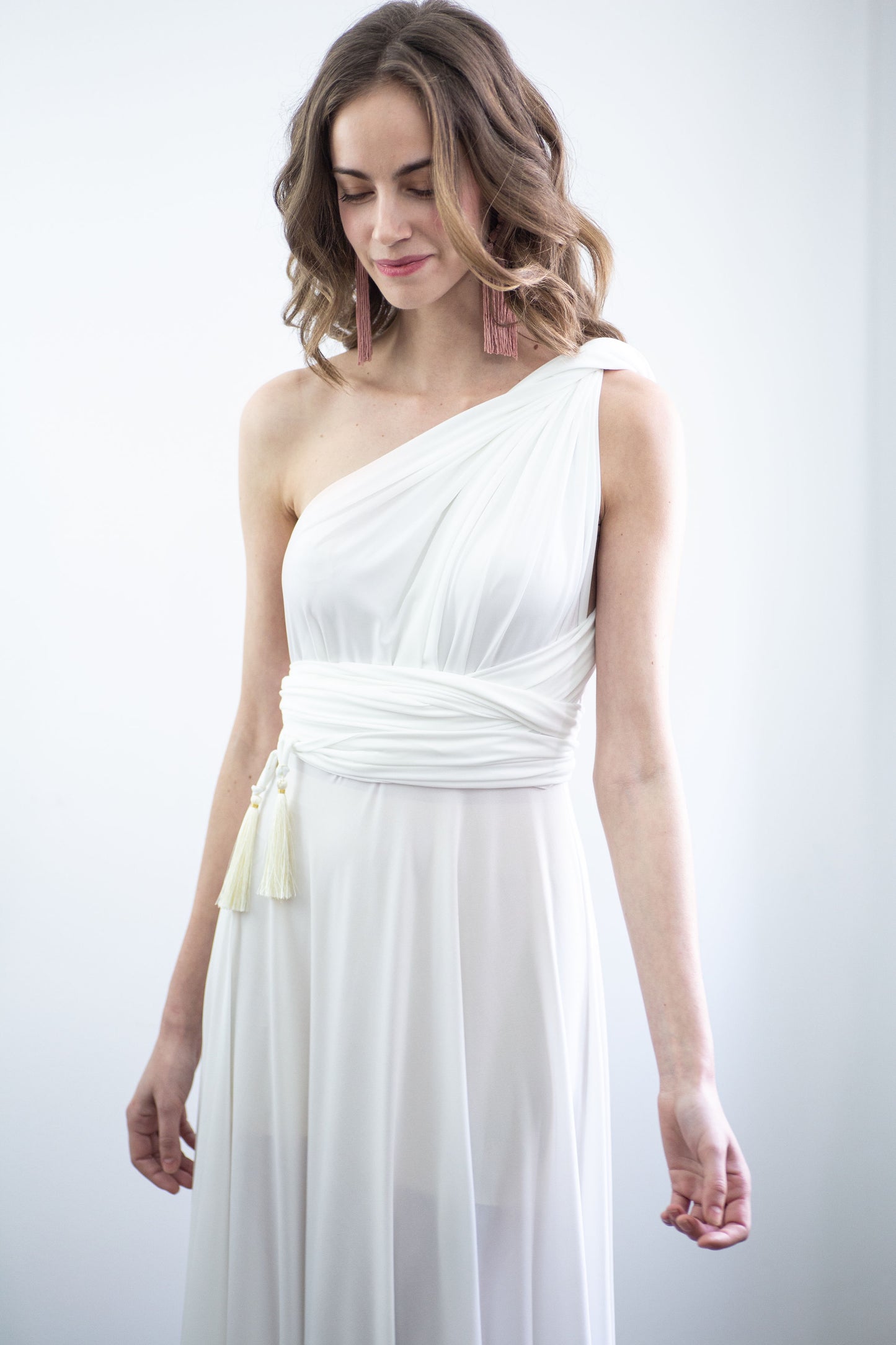 Ecru Infinity Dress